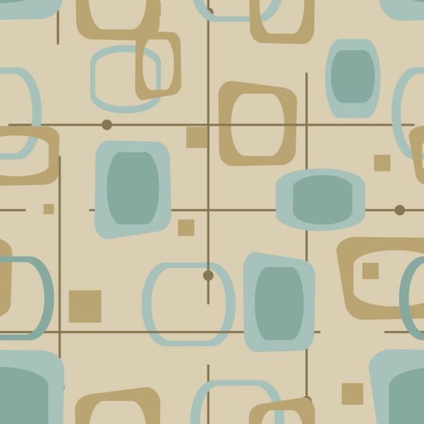 Mid Century Modern Peel and Stick Wallpaper Collection