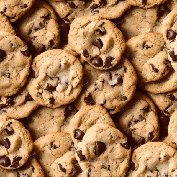 Chocolate Chip Cookies Peel and Stick Wallpaper