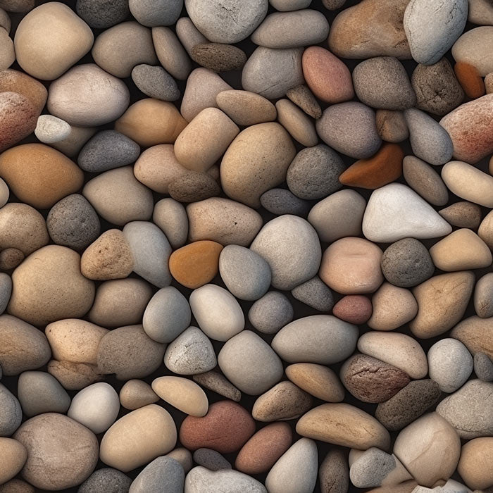 Mid Tone River Rock Removable Wallpaper – Uniquely Wallpaper