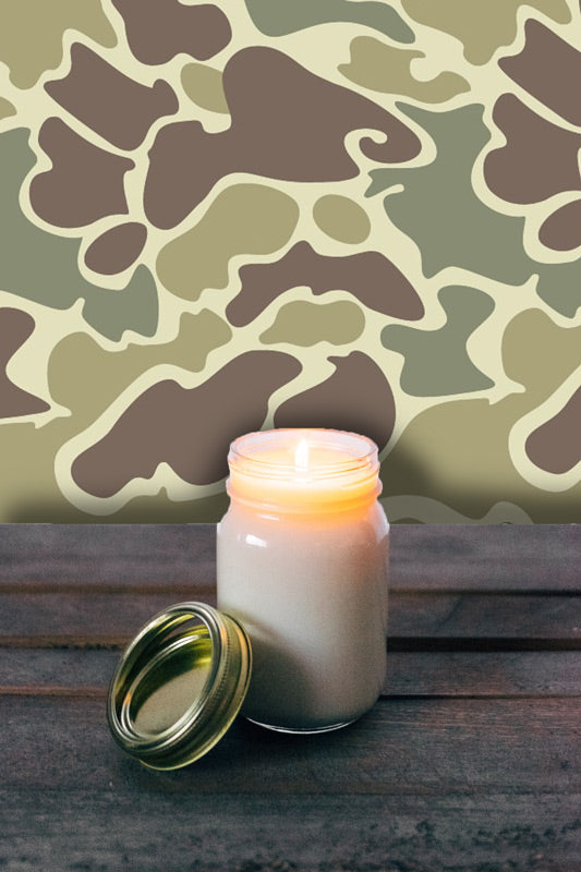 Old Style Camo Peel and Stick Wallpaper