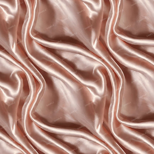 Rose Gold Satin Fabric Removable Wallpaper