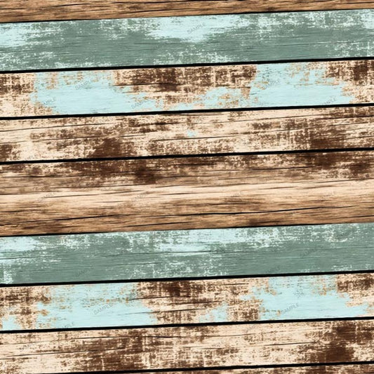 Shabby Chic Destressed Wood Panels Peel and Stick Wallpaper