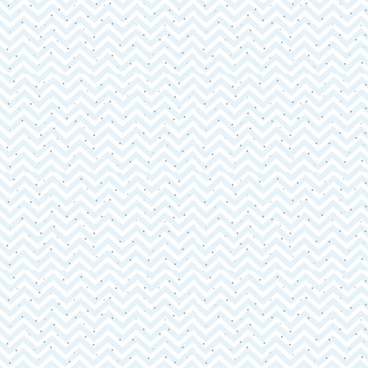 Baby Blue Zigzag Wallpaper