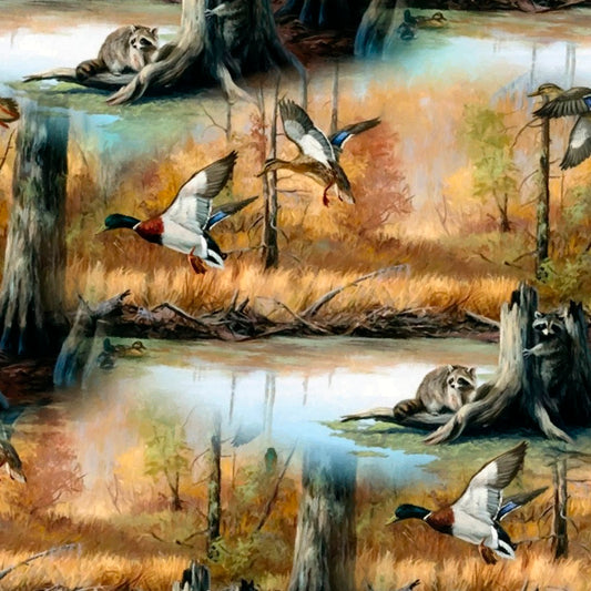 Duck Pond Wallpaper