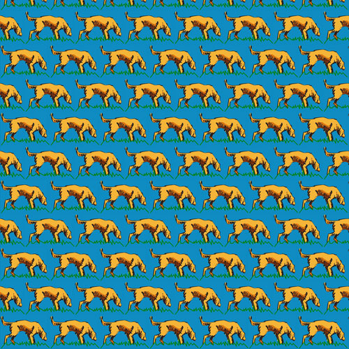 Stylized Golden Retriever Wallpaper