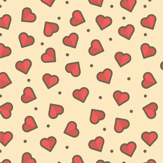 Toon Hearts Wallpaper