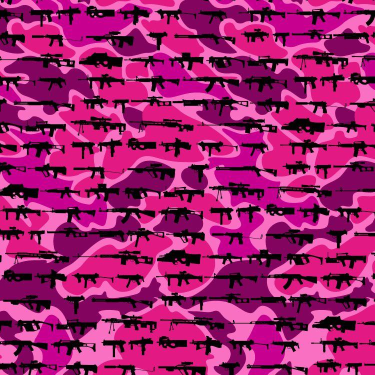 Guns Galore Camo Wallpaper