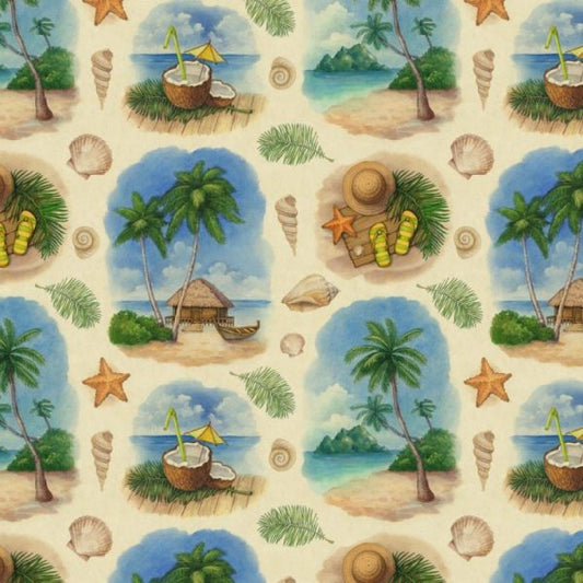 Island Beach Bum Wallpaper