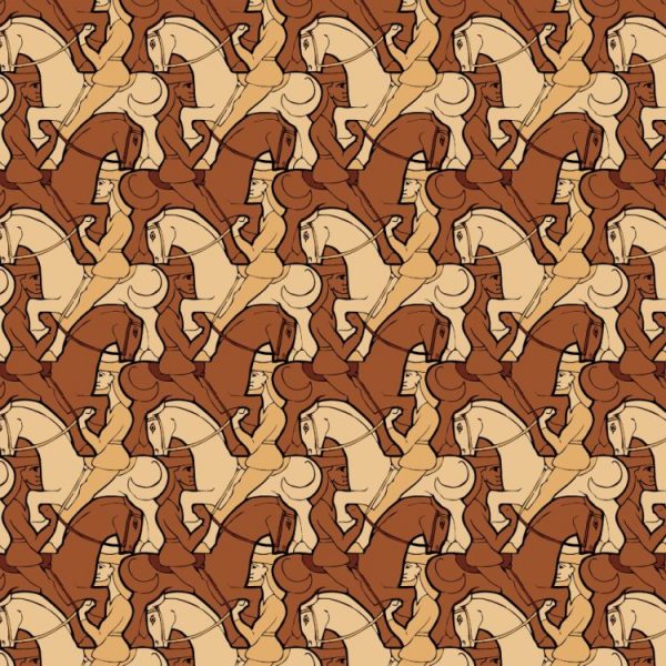 Vintage Trojans Horseback Wallpaper