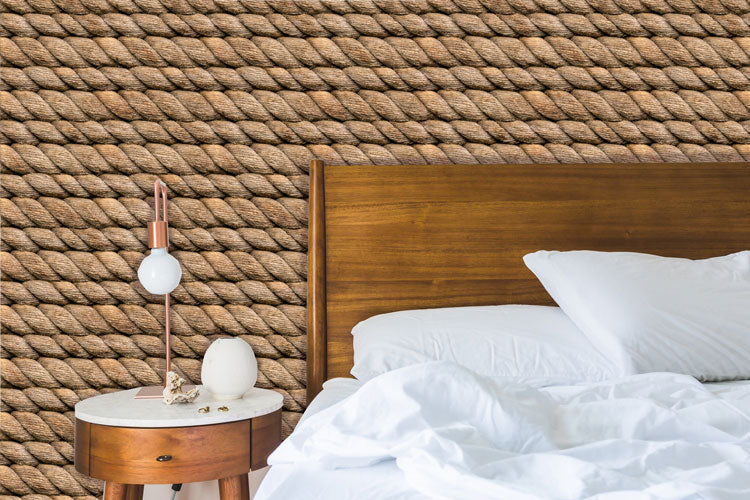 Rope-peel-and-stick-wallpaper-bedroom