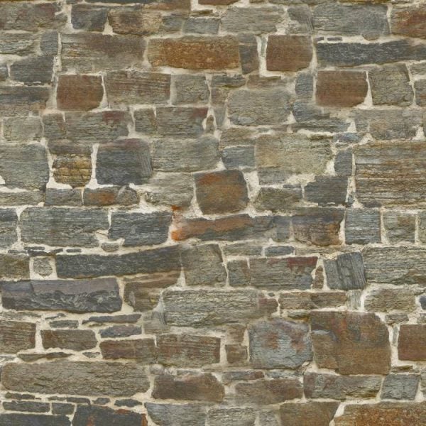 castle stone wall peel and stick wallpaper