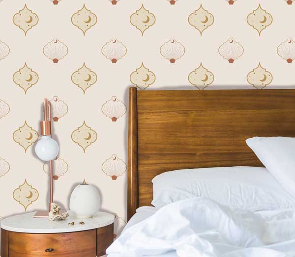 minimalist peel and stick wallpaper for bedroom