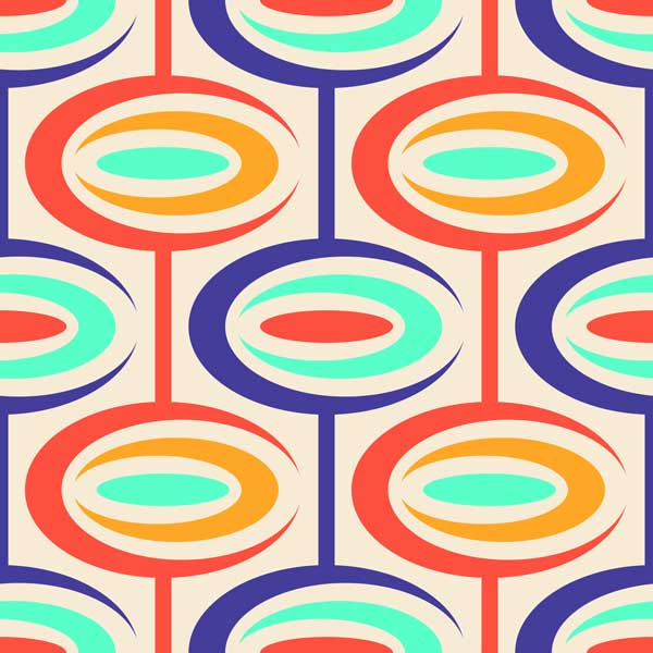 Loli-POP Mid Century Peel and Stick Wallpaper