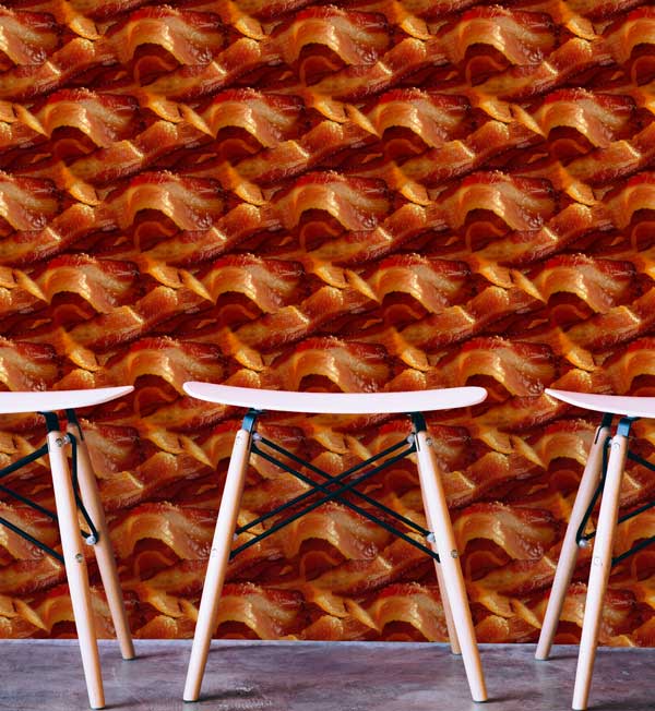 Wallpaper bacon bar peel and stick wallpaper