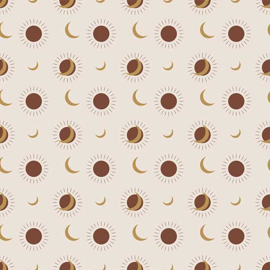 Sun & Moon Minimal Peel and Stick Wallpaper