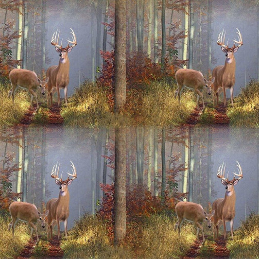 Whitetail Woods Deer Peel and Stick Wallpaper